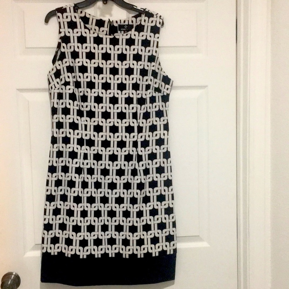 Black and white dress